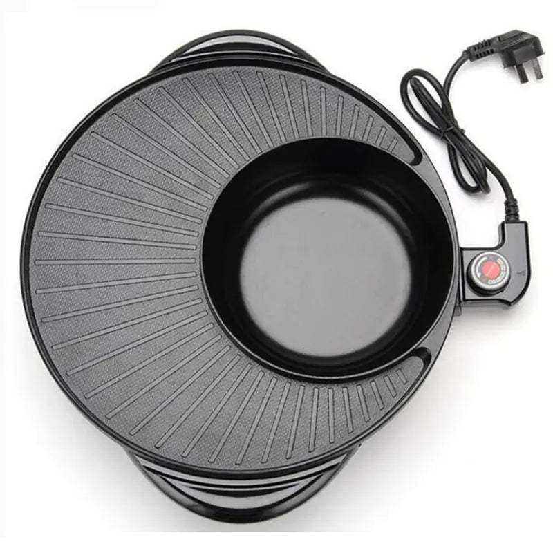 Korean Electric Hot Pot, Multifunctional Grill Pan