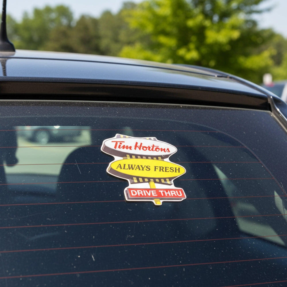 Timmies Drive Thru | Vinyl Sticker