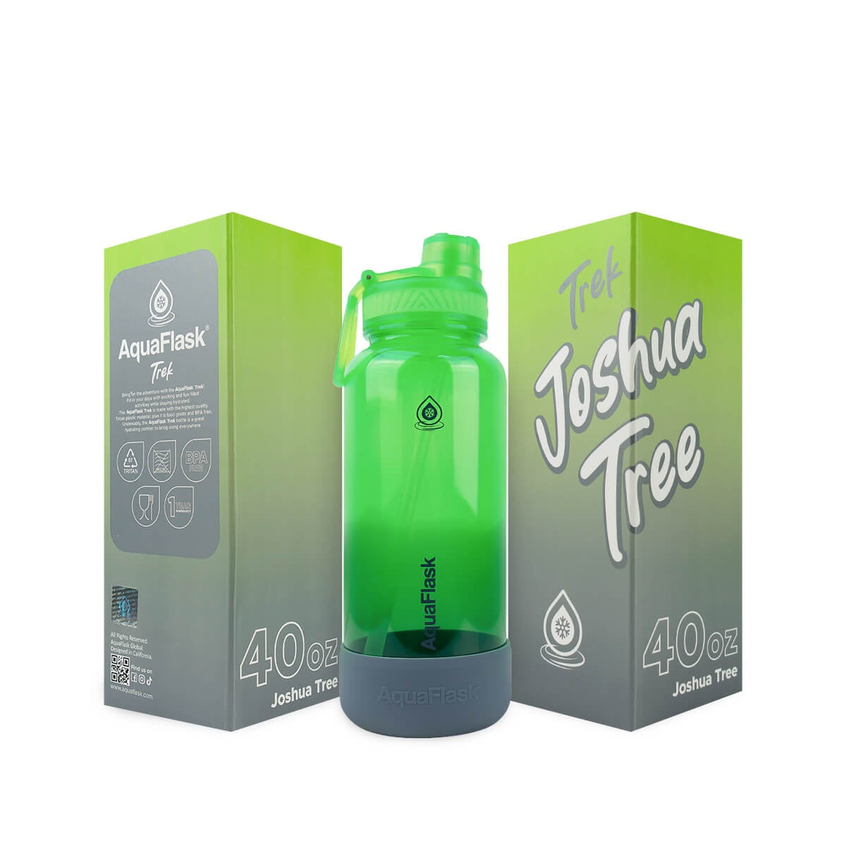 AquaFlask Trek V2 40oz Tritan Water Bottle – BPA-Free & Leak-Proof