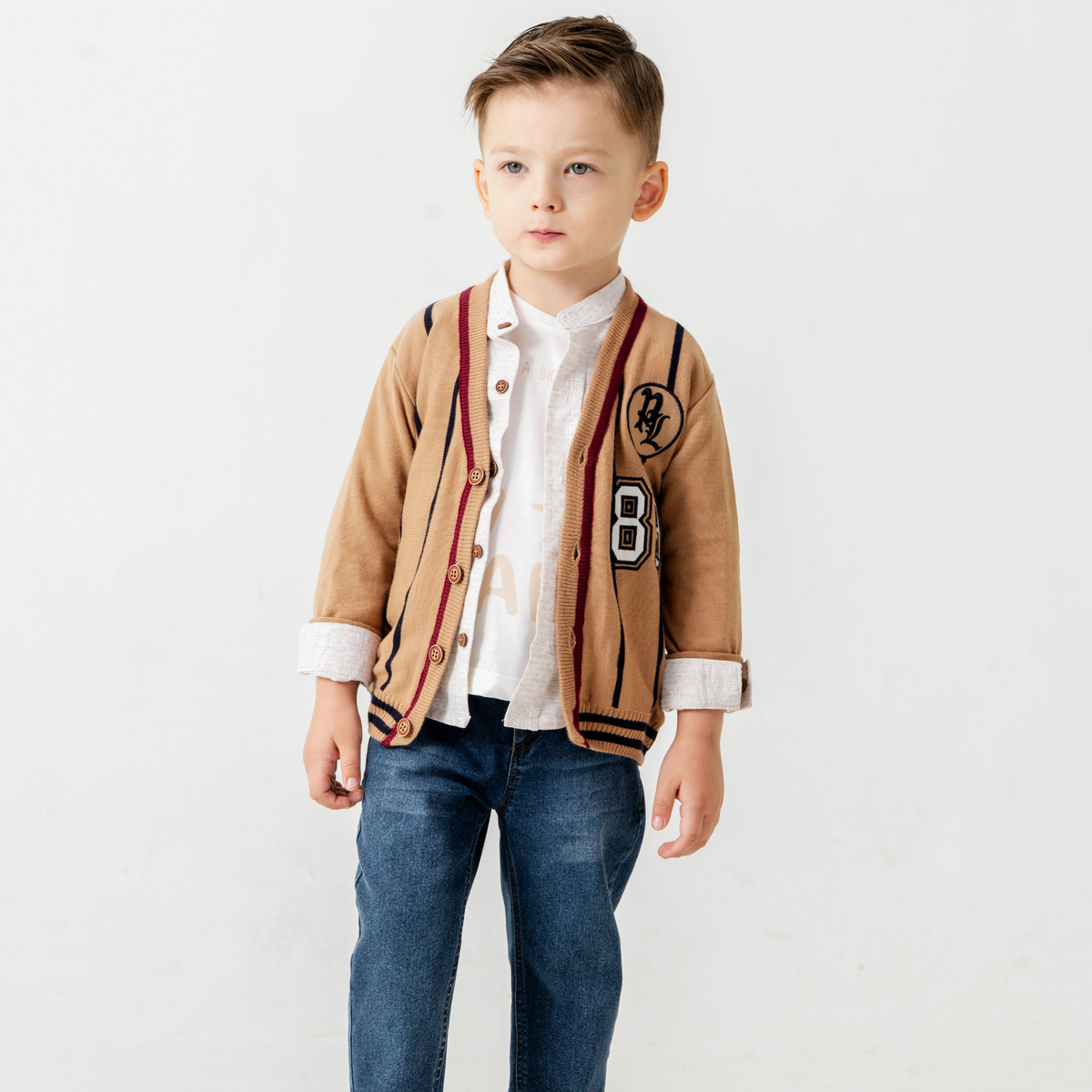 Randy Road Boys 4PC Sweater Set