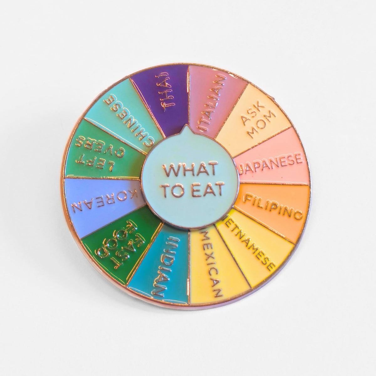 What To Eat (Decision-Making Wheel) | Collectible Pin