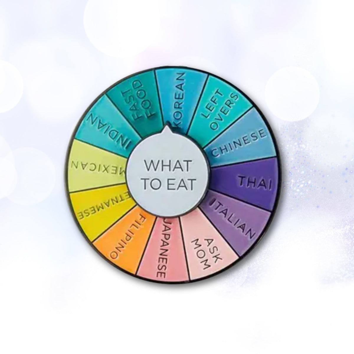 What To Eat (Decision-Making Wheel) | Collectible Pin