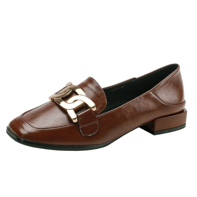 Square Toe Loafers