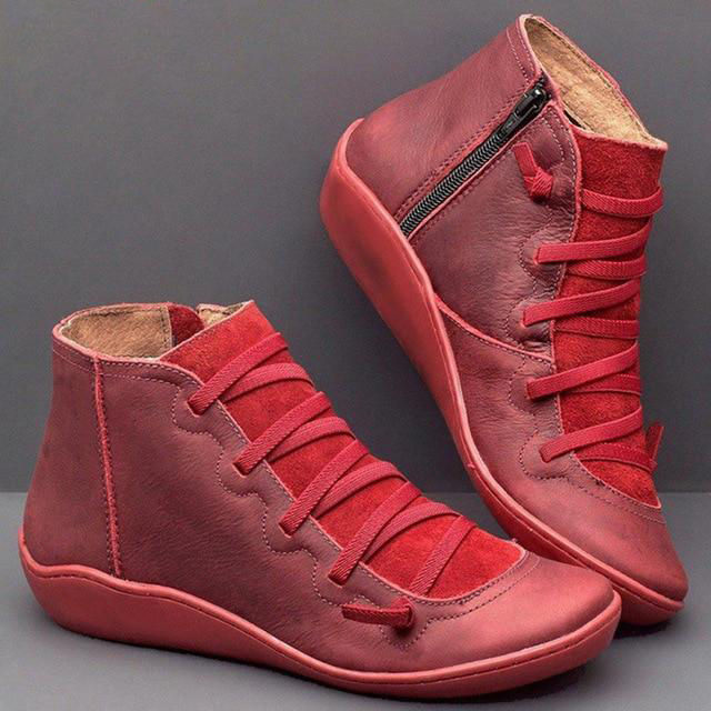 Zip & Lace Boot Shoe