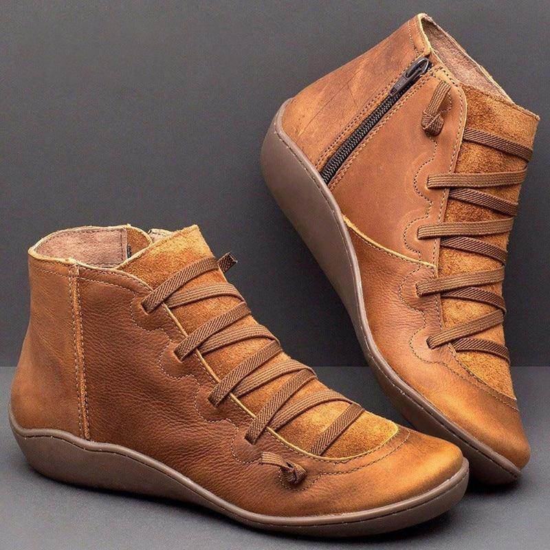Zip & Lace Boot Shoe