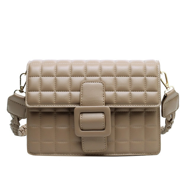 Braided Strap Shoulder Bag