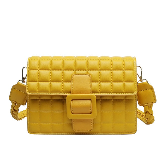 Braided Strap Shoulder Bag