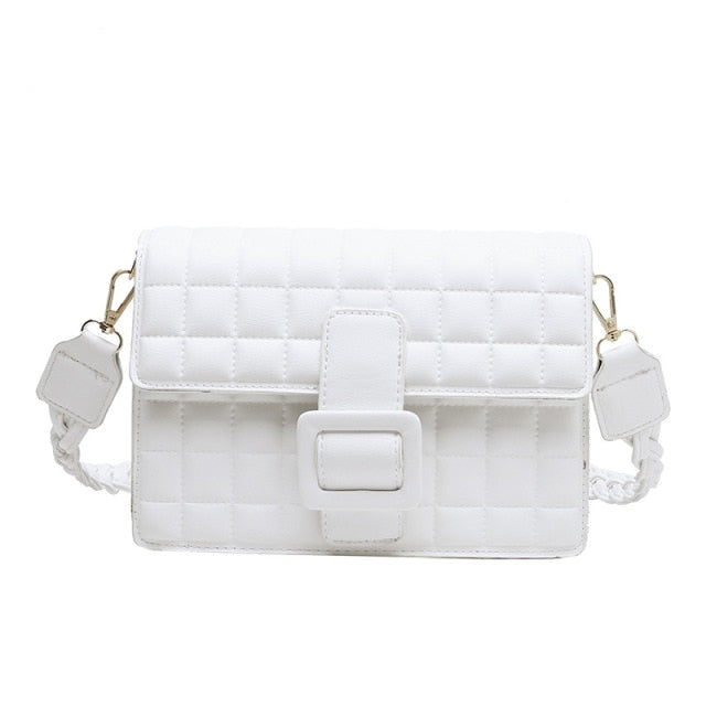 Braided Strap Shoulder Bag