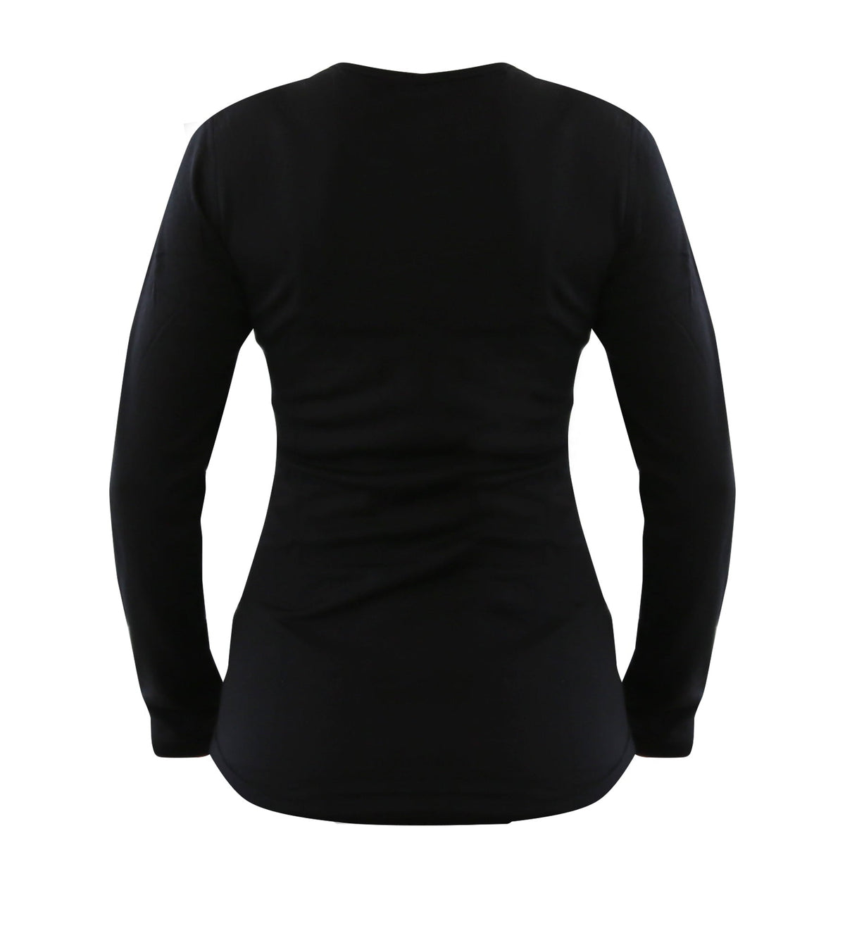 Women's 100% Merino Wool Base Layer Long Sleeve Crew Neck Shirt 190 GSM