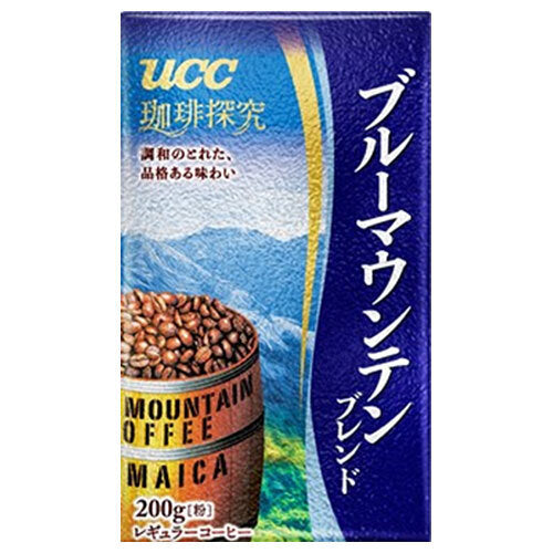 UCC 珈琲探究 ブルーマウンテンブレンド(粉) 200g袋×24袋入【日本出荷】