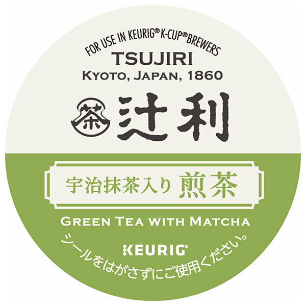 ユニカフェ キューリグ専用カートリッジ K-Cupパック 辻利 宇治抹茶入り煎茶 12P×8箱入【日本出荷】