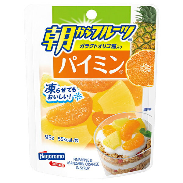 はごろもフーズ 朝からフルーツ パイミン 95gパウチ×6袋入【日本出荷】