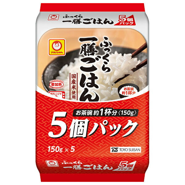 東洋水産 ふっくら一膳ごはん 5個パック (150g×5個)×4個入【日本出荷】
