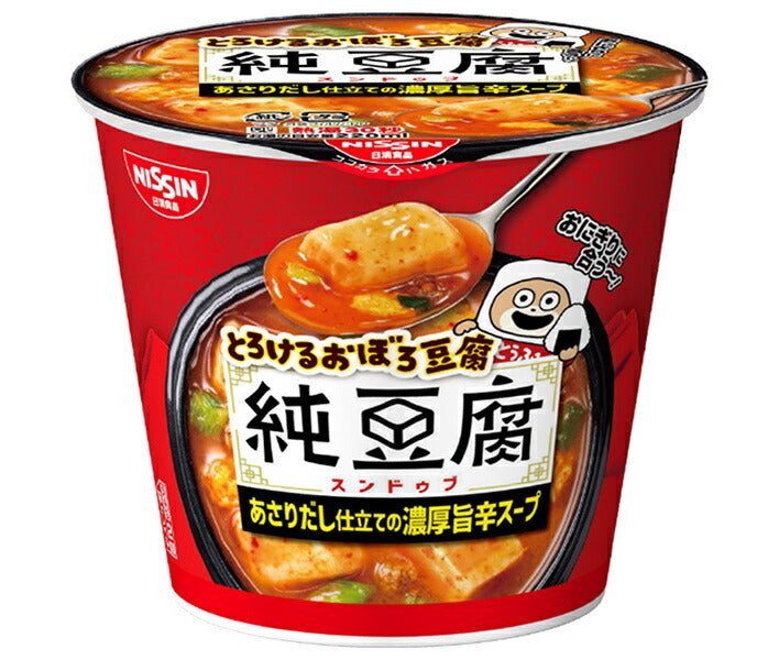 日清食品 とろけるおぼろ豆腐 純豆腐 スンドゥブ 17g×12(6×2)個入【日本出荷】