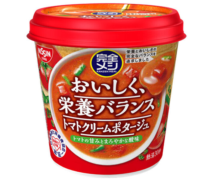 日清食品 完全メシ トマトクリームポタージュ 49g×6個入【日本出荷】