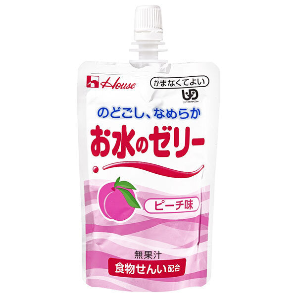 ハウス食品 お水のゼリー ピーチ味 120g×40本入【日本出荷】