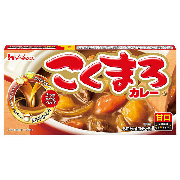 ハウス食品 こくまろカレー 甘口 145g×10個入【日本出荷】