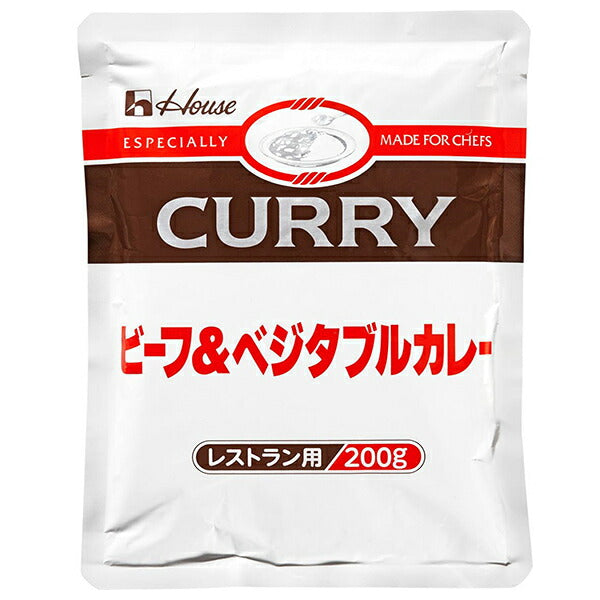 ハウス食品 ビーフ&ベジタブルカレー 200g×30袋入【日本出荷】
