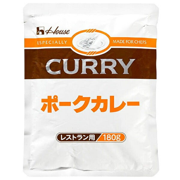 ハウス食品 ポークカレー 180g×30袋入【日本出荷】