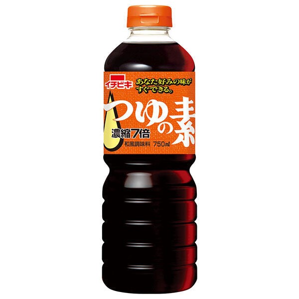 イチビキ つゆの素 750mlペットボトル×8本入【日本出荷】