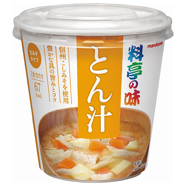 マルコメ カップ料亭の味 とん汁 1食×6個入【日本出荷】