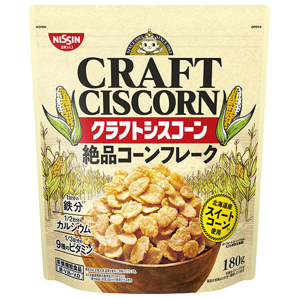 日清シスコ クラフト シスコーン 180g×8袋入【日本出荷】