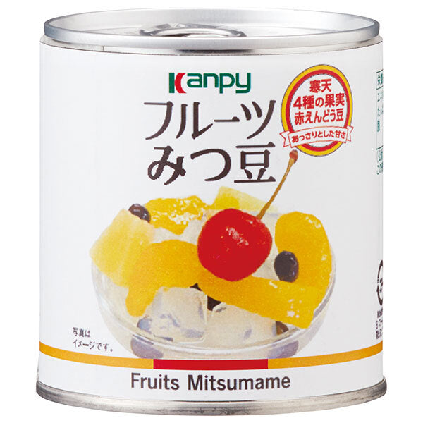 カンピー フルーツみつ豆 295g缶×12個入【日本出荷】