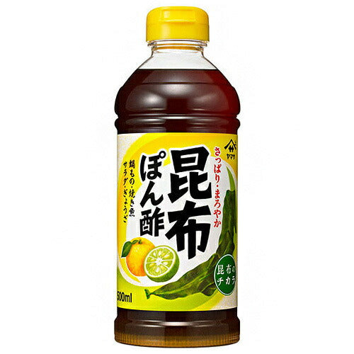 ヤマサ醤油 昆布ぽん酢 500mlペットボトル×12本入【日本出荷】