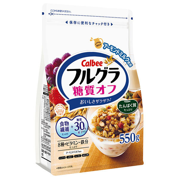 カルビー フルグラ 糖質オフ 550g×6袋入【日本出荷】