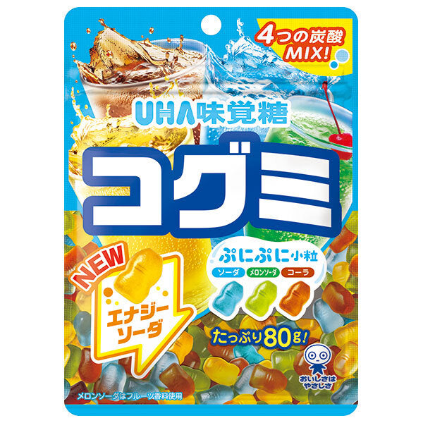 UHA味覚糖 コグミ ドリンクアソート 80g×10袋入【日本出荷】