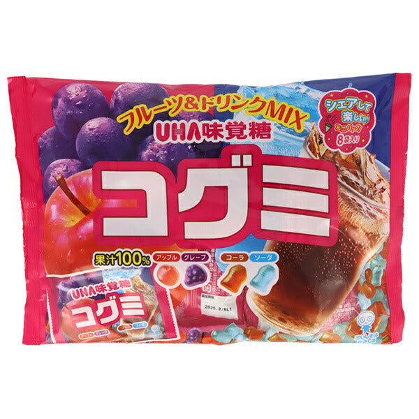 UHA味覚糖 コグミ ファミリーパック 128g×16袋入【日本出荷】