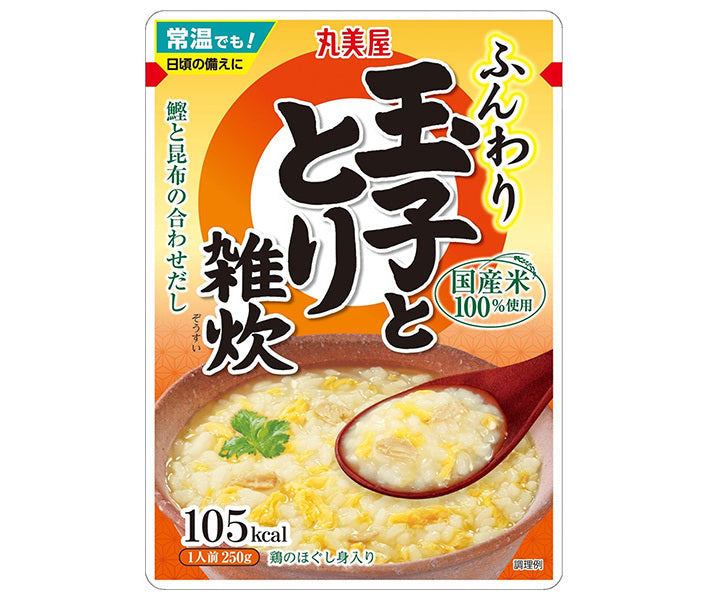 丸美屋 旨みだし ふんわりたまご 玉子ととり雑炊 250g×5袋入【日本出荷】