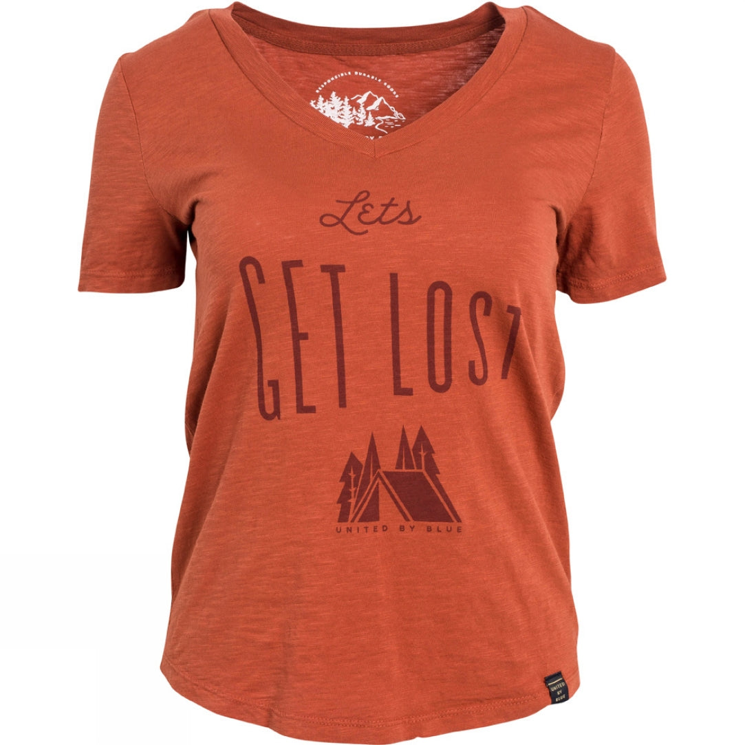 United By Blue Womens Let's Get Lost Organic Cotton T-Shirts