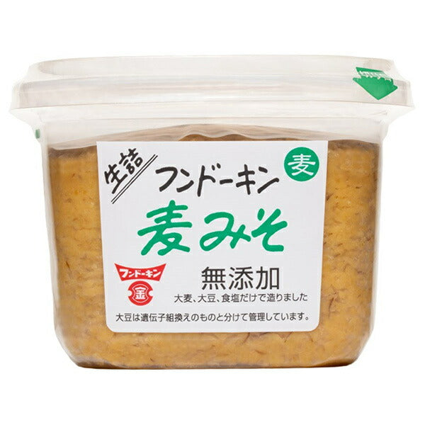 フンドーキン 生詰 麦みそ 無添加 850g×6個入【日本出荷】