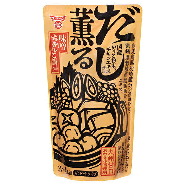 フンドーキン だし薫る 味噌ちゃんこ鍋つゆ 750g×12袋入【日本出荷】