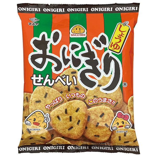 マスヤ おにぎりせんべい 96g×12袋入【日本出荷】