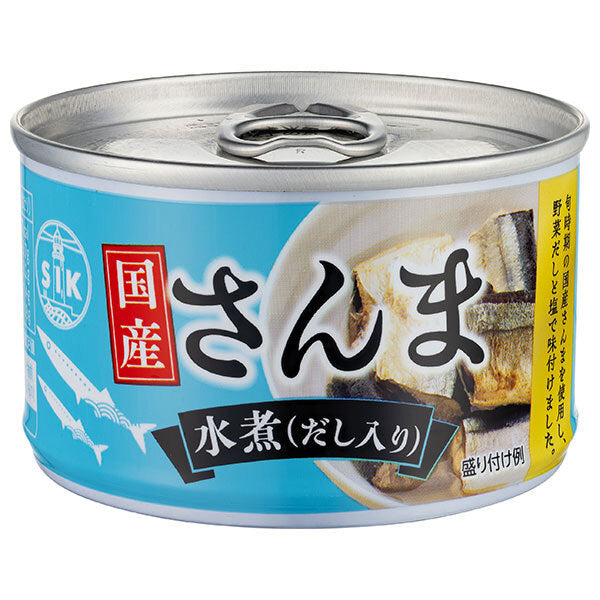 信田缶詰 国産さんま 水煮 150g缶×24個入【日本出荷】