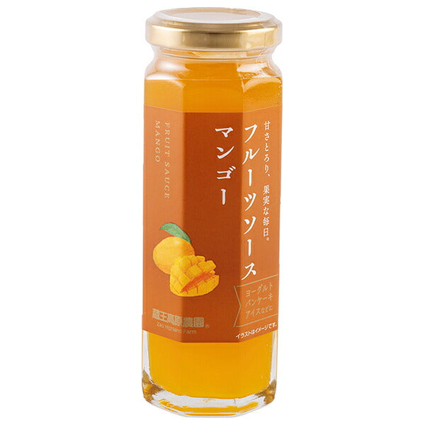 和歌山産業 フルーツソース マンゴー 160g×12本入【日本出荷】