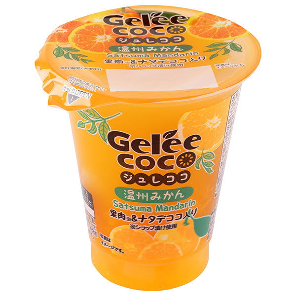 和歌山産業 ジュレココ 温州みかん 160g×12個入【日本出荷】
