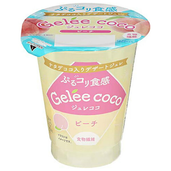 和歌山産業 ジュレココ ピーチ 160g×12個入【日本出荷】