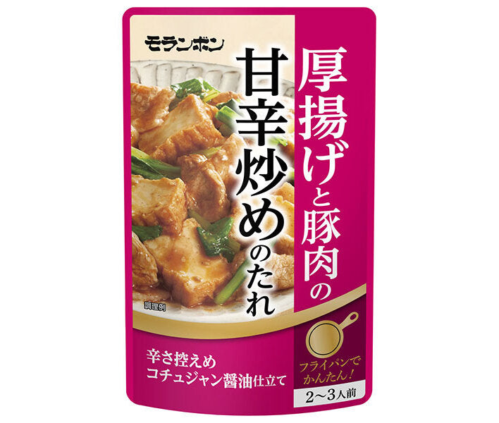 モランボン 厚揚げと豚肉の甘辛炒めのたれ 100g×10袋入【日本出荷】