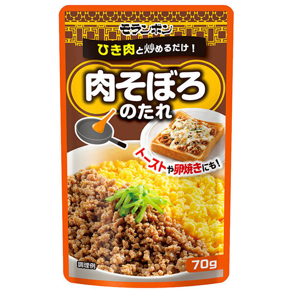 モランボン 肉そぼろのたれ 70g×10袋入【日本出荷】