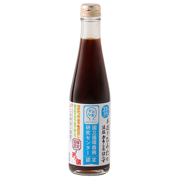 手造りひろた食品 手造りひろたの減塩かるしおぽんず 300ml瓶×12本入【日本出荷】