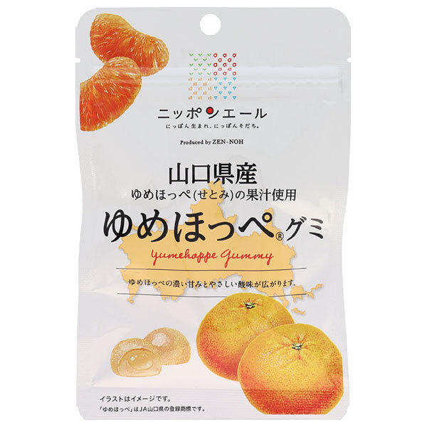 JA全農 ニッポンエール 山口県産ゆめほっぺ グミ 40g×10袋入【日本出荷】