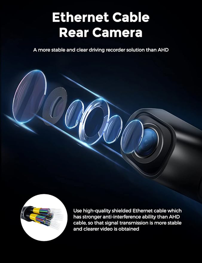 AZDOME WR03 Rear Cam - Royal Eagles Promise of Peace