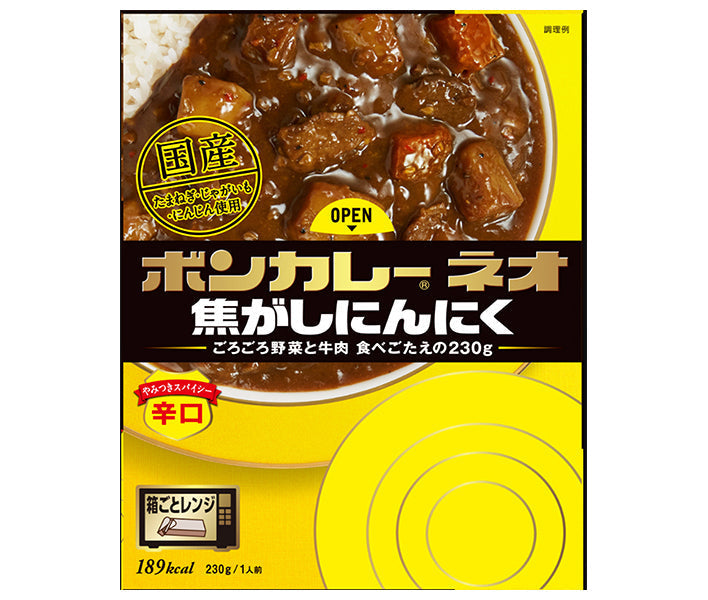 大塚食品 ボンカレーネオ 焦がしにんにく やみつきスパイシー 辛口 200g×30個入【日本出荷】