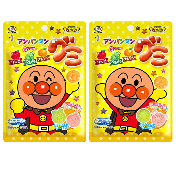 不二家 アンパンマングミ 50g×10袋入【日本出荷】