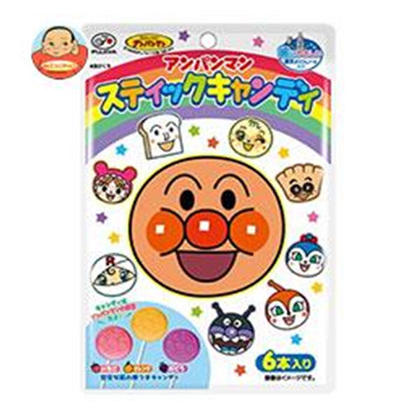 不二家 アンパンマン スティックキャンディ 6本×12袋入【日本出荷】