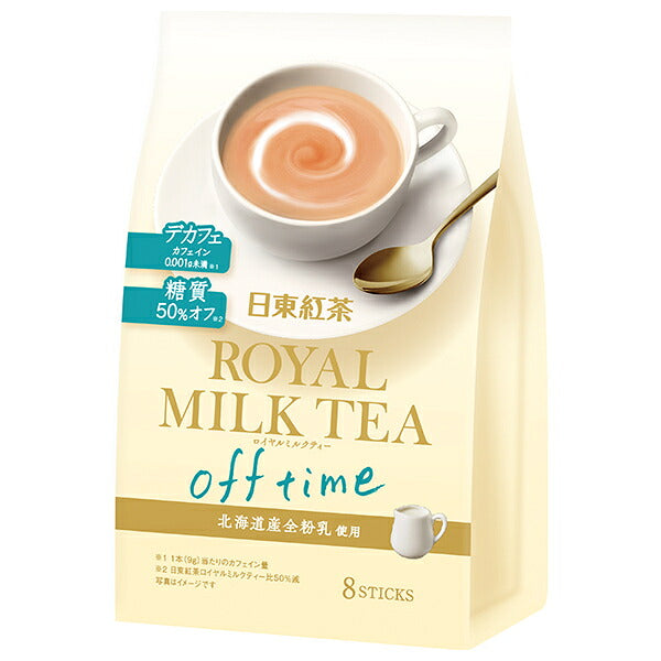 三井農林 日東紅茶 ロイヤルミルクティー オフタイム (9.5g×8本)×24(6×4)個入【日本出荷】