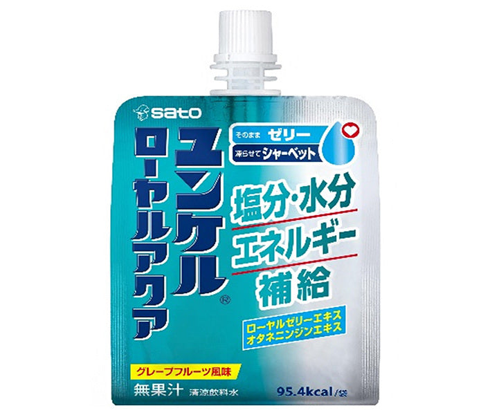 佐藤製薬 ユンケル ローヤルアクア 180gパウチ×30本入【日本出荷】
